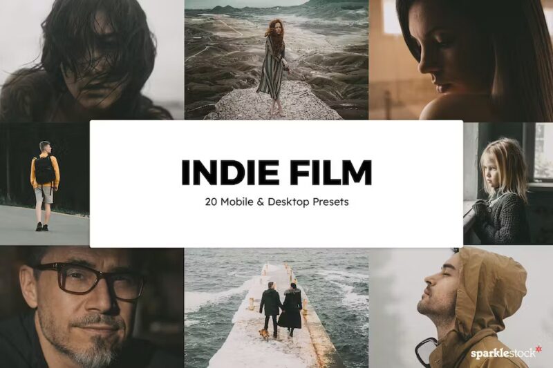 20 Indie Film Lightroom Presets & LUTs