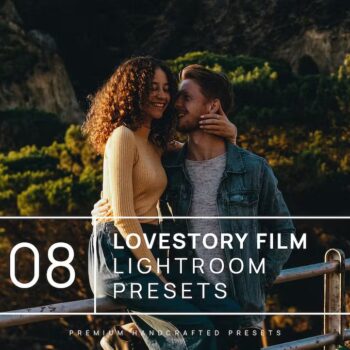 8 Lovestory Film Lightroom Presets + Mobile