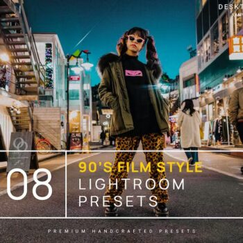 90s Film Style Lightroom Presets + Mobile