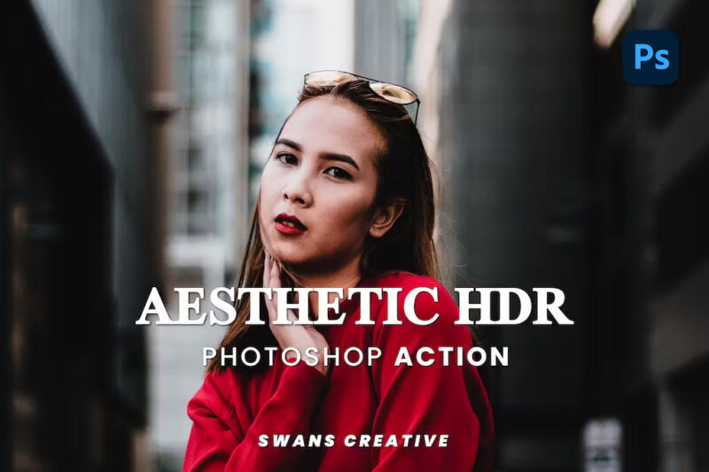 Aesthetic HDR Photoshop Action