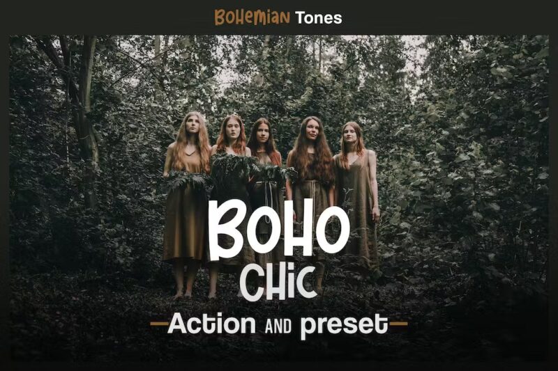 Boho Chic - Actions and Presets