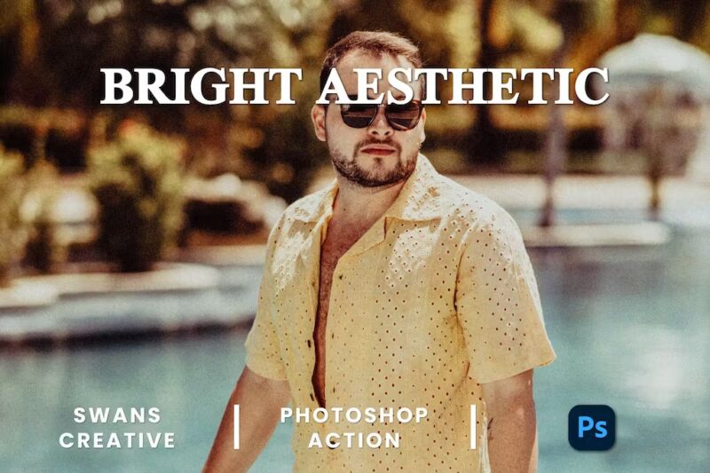 Bright Aesthetic Photoshop Action