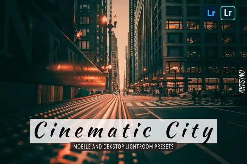 Cinematic City Lightroom Presets Dekstop Mobile