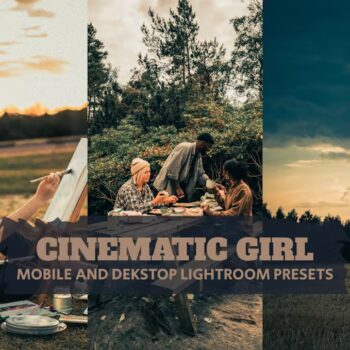 Cinematic Girl Lightroom Presets Desktop and Mobile
