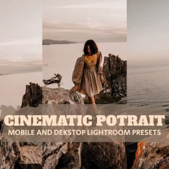 Cinematic Portrait Lightroom Presets Desktop Mobile