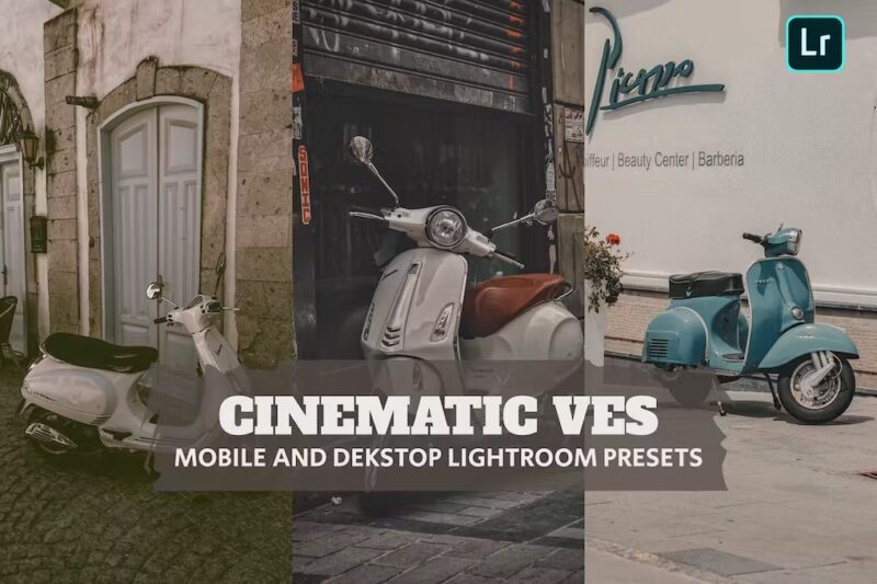 Cinematic Ves Lightroom Presets Desktop and Mobile