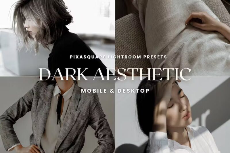 Dark Aesthetic Lightroom Presets