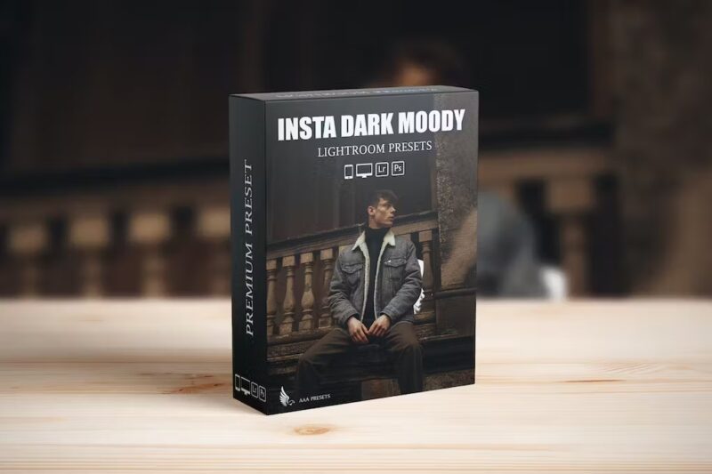 Dark Moody Aesthetic Instagram Feed LR Presets
