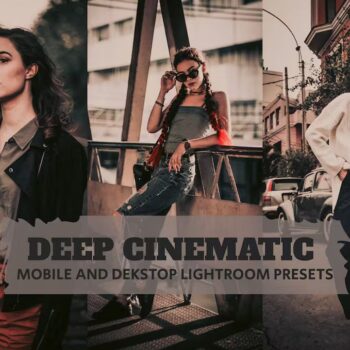 Deep Cinematic Lightroom Presets Desktop Mobile
