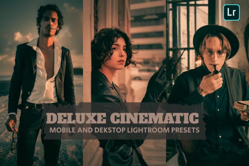 Deluxe Cinematic Lightroom Presets Desktop Mobile