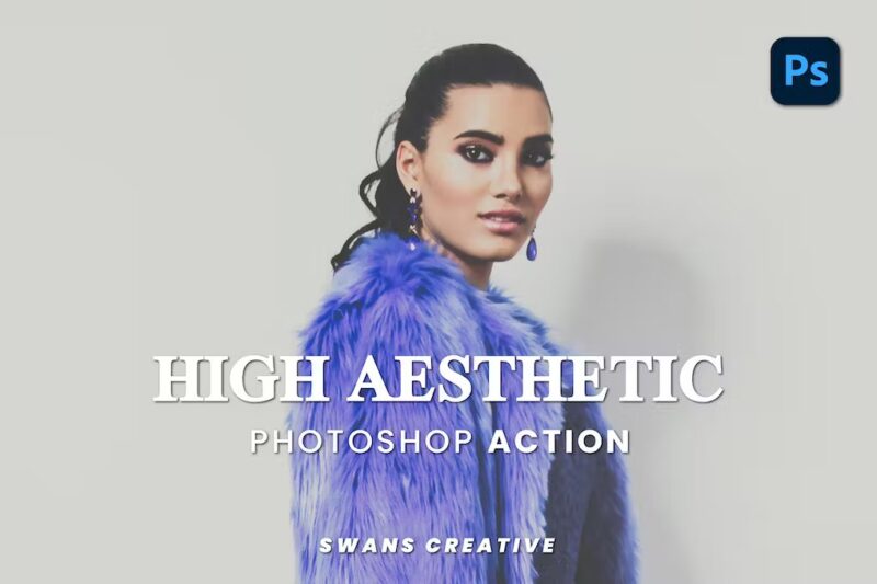 High Aesthetic Photoshop Action