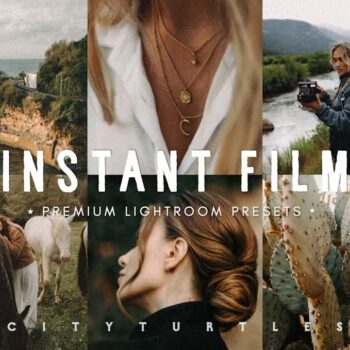 INSTANT FILM Retro Grain Lightroom Presets