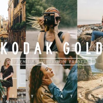 KODAK GOLD Film Travel Lightroom Presets