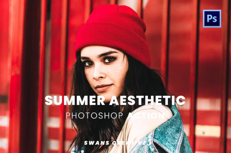 Summer Aesthetic Photoshop Action