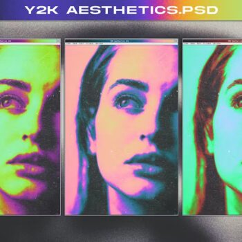 Y2K Aesthetics Photo Template