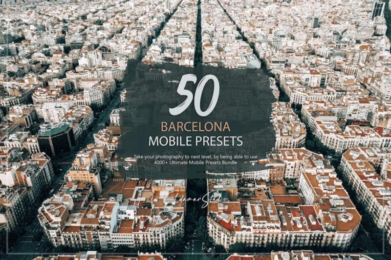 50 Barcelona Mobile Presets Pack