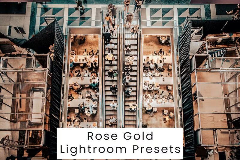 Rose Gold Lightroom Presets