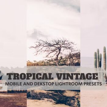 Tropical Vintage Lightroom Presets Desktop Mobile