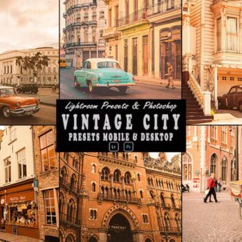 Vintage City Action Photoshop & Lightroom Presets