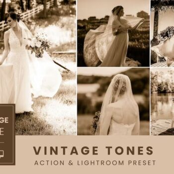 Vintage Tones Action & Lightroom Preset